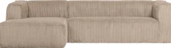 Clearance WOOOD Bean Rib Links Hoekbank Travertin