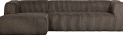 Online WOOOD Bean Rib Links Hoekbank Mud