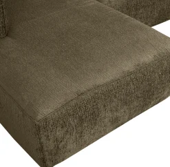 New WOOOD Bean Velvet Links Hoekbank Moss