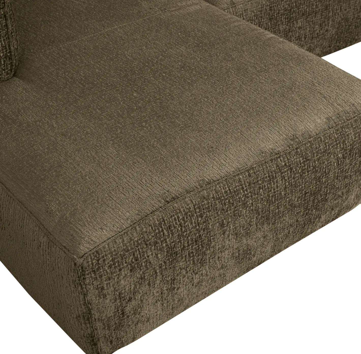 New WOOOD Bean Velvet Links Hoekbank Moss