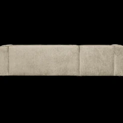 Online WOOOD Bean Velvet Links Hoekbank Buttermilk