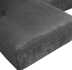 Outlet WOOOD Bean Velvet Links Hoekbank Cloud Sky