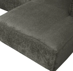 Discount WOOOD Bean Velvet Rechts Hoekbank Waterplant