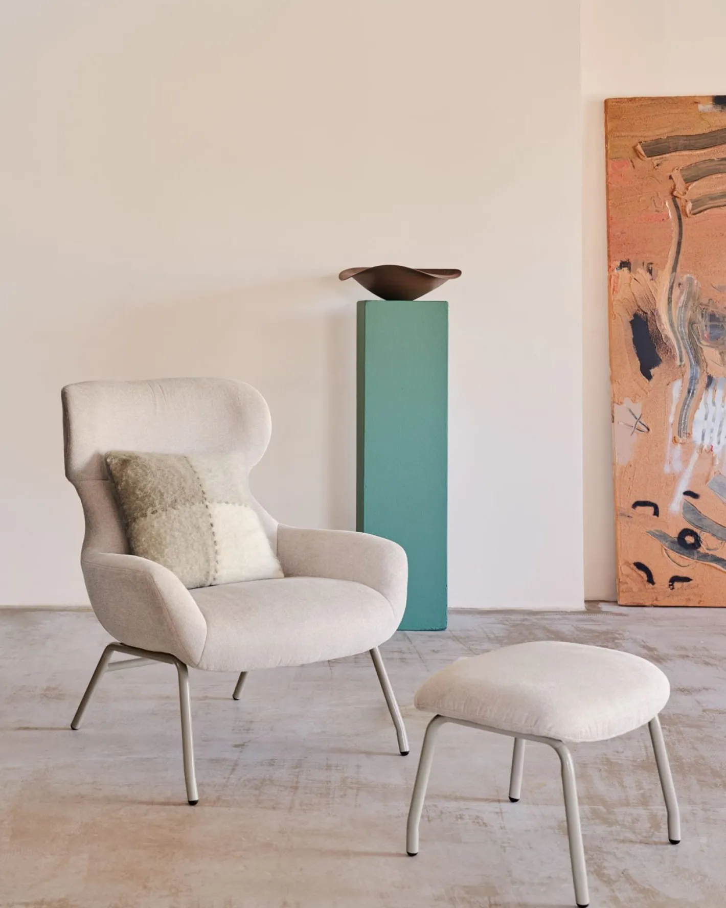 Hot Kave Home Belina Hocker Beige