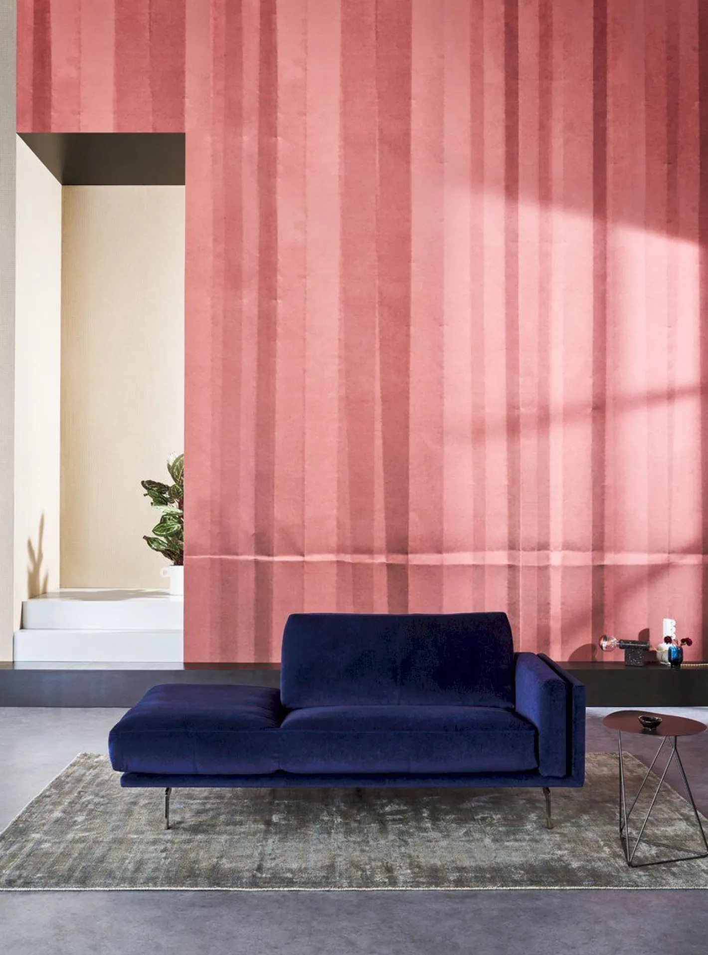 Online Leolux Bellice Hoekbank Blauw
