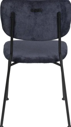 Best Zuiver Benson (set van 2) Eetkamerstoel Donkerblauw