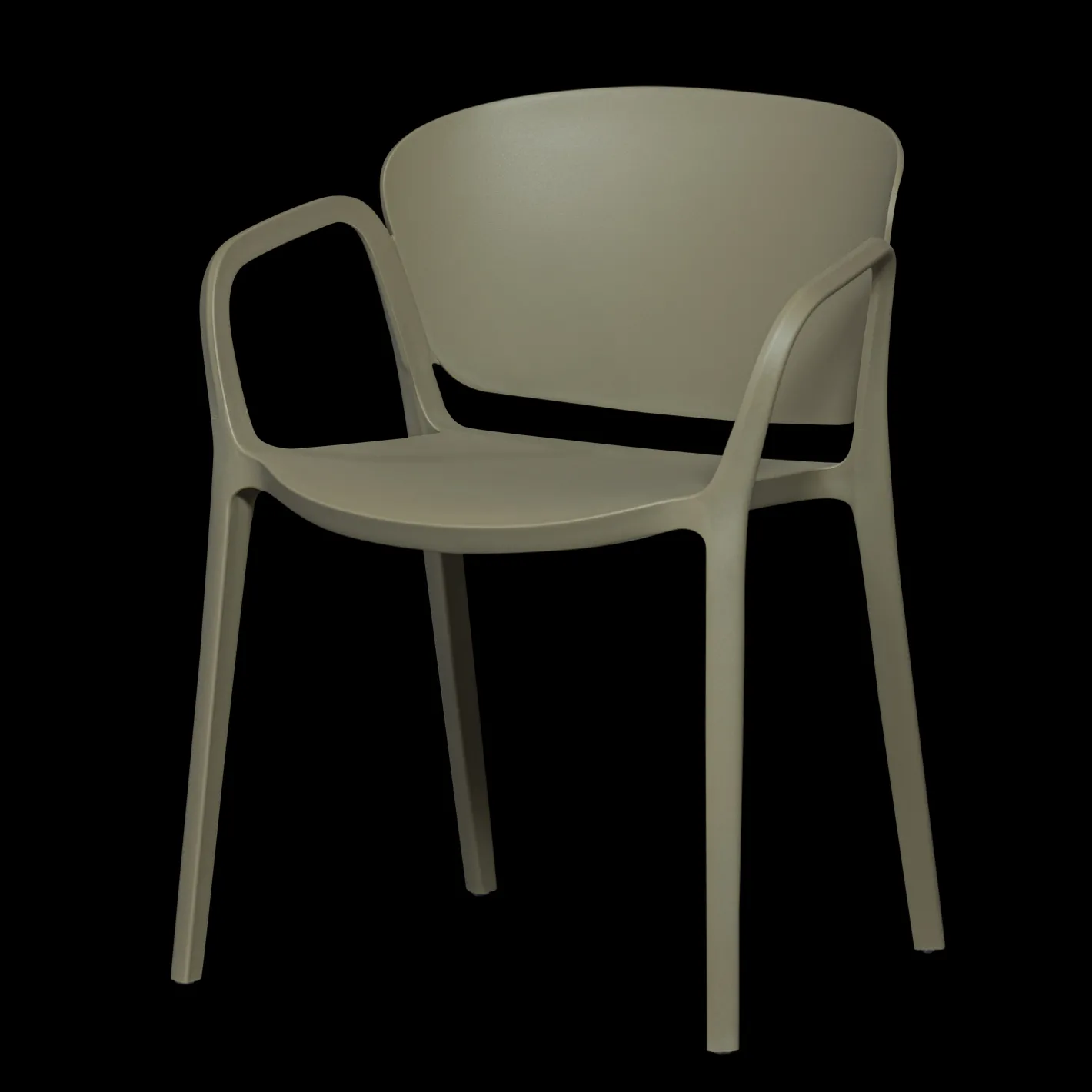 Discount WOOOD Bent Tuinstoel Green