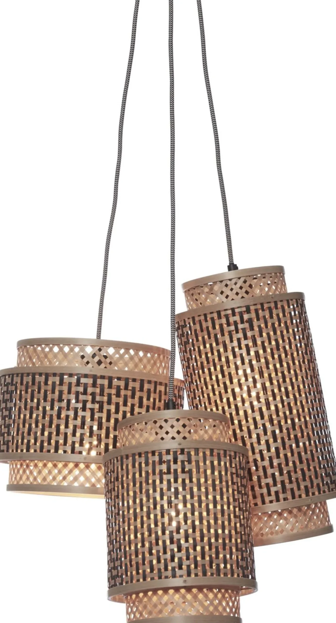 Discount Good&Mojo Bhutan 3 Shades Hanglamp Natural, Black