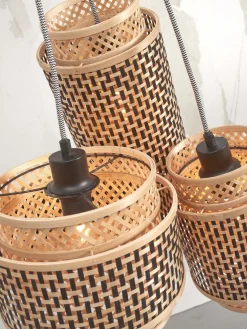 Discount Good&Mojo Bhutan 3 Shades Hanglamp Natural, Black