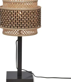 New Good&Mojo Bhutan Black Tafellamp Black, Natural