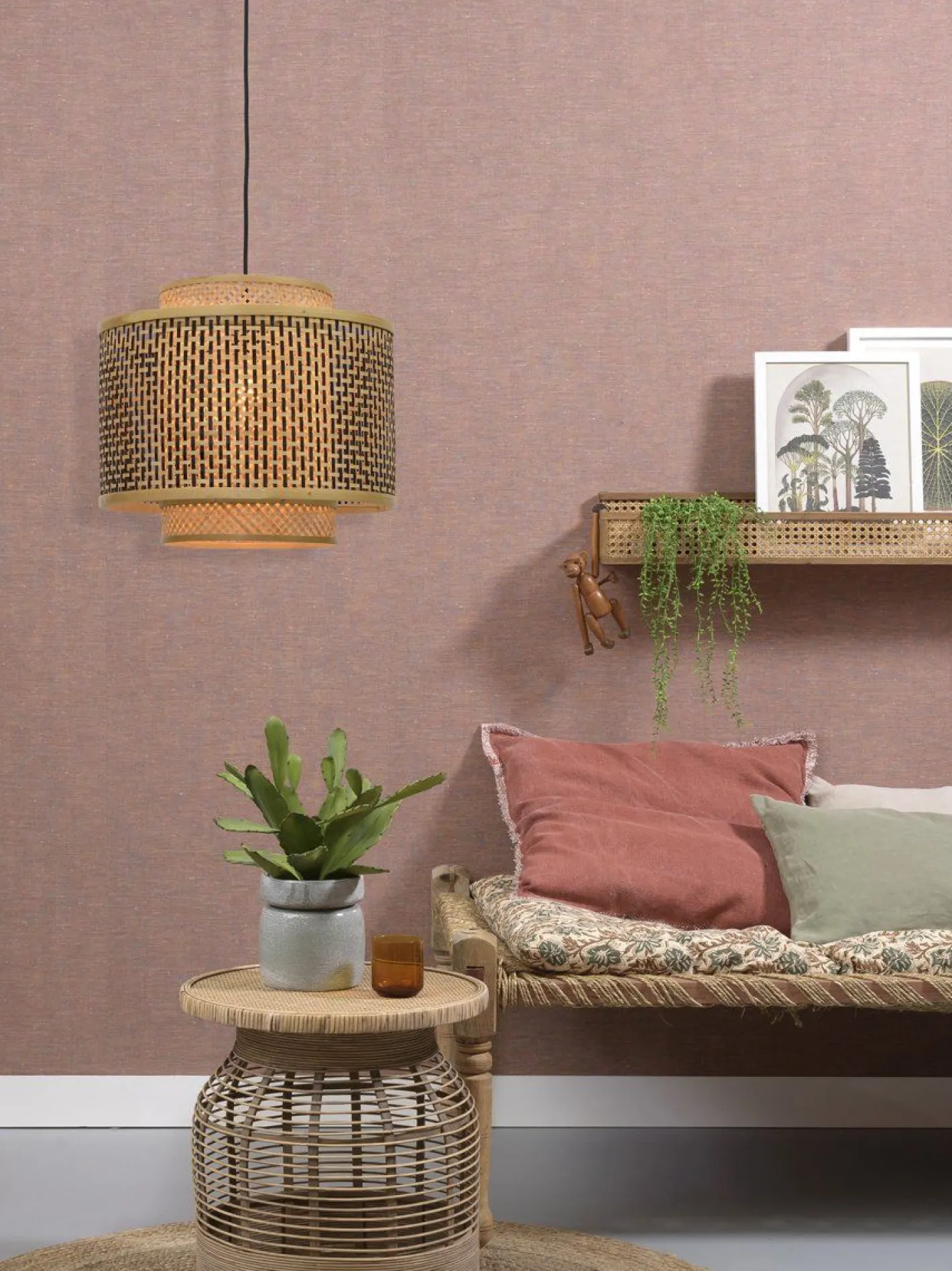 Online Good&Mojo Bhutan Hanglamp Natural
