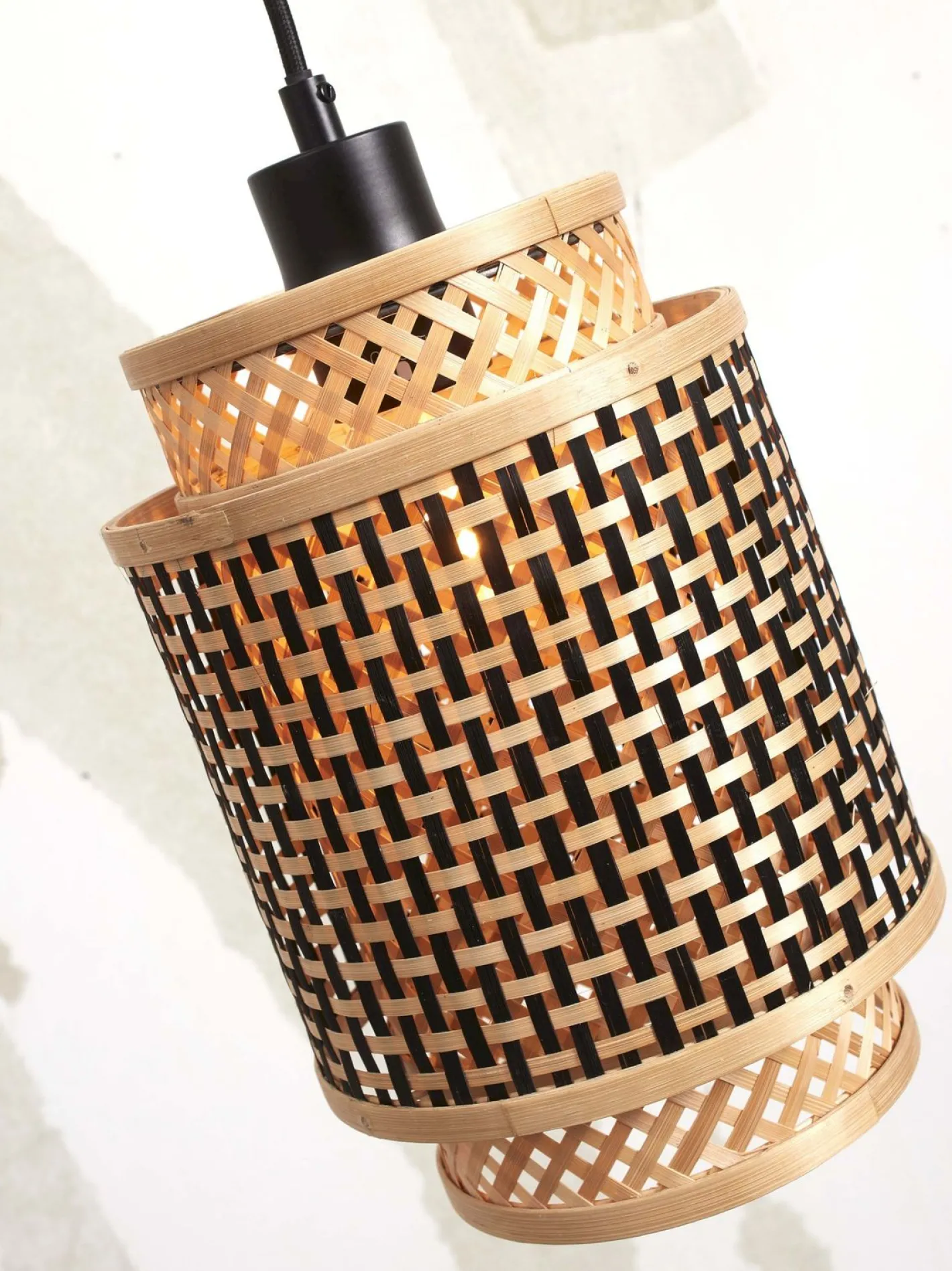 Hot Good&Mojo Bhutan S Hanglamp Natural, Black