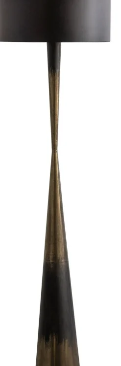 Discount WOOOD Blackout too Vloerlamp Blac, Brass