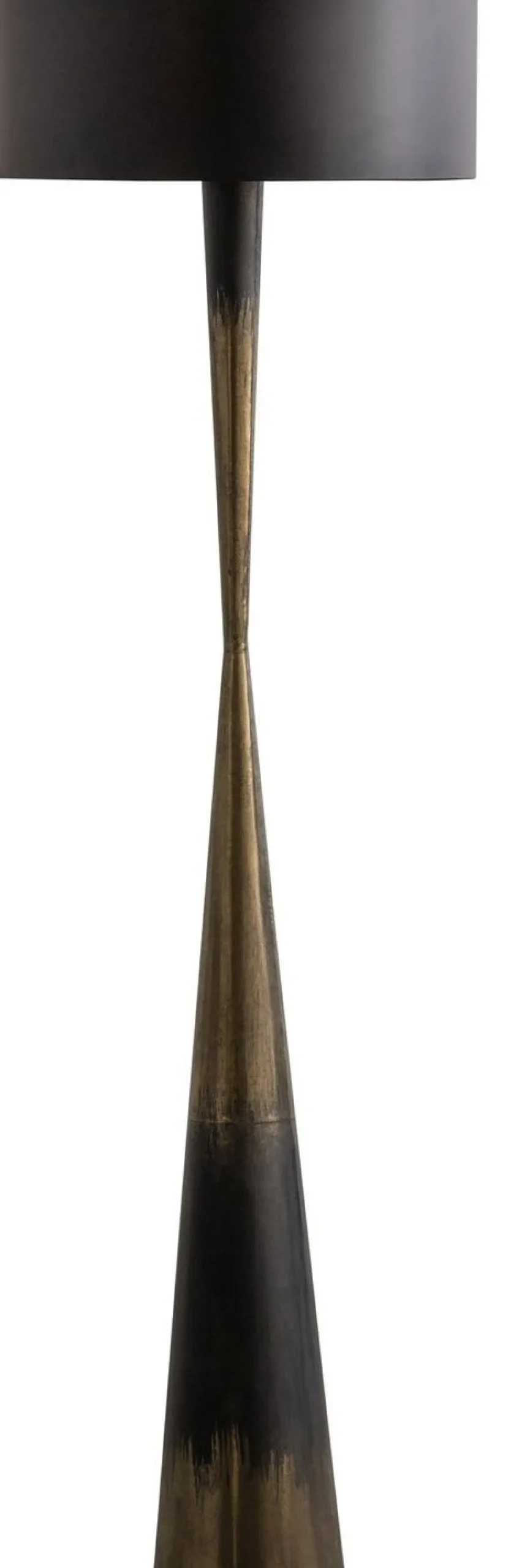 Discount WOOOD Blackout too Vloerlamp Blac, Brass