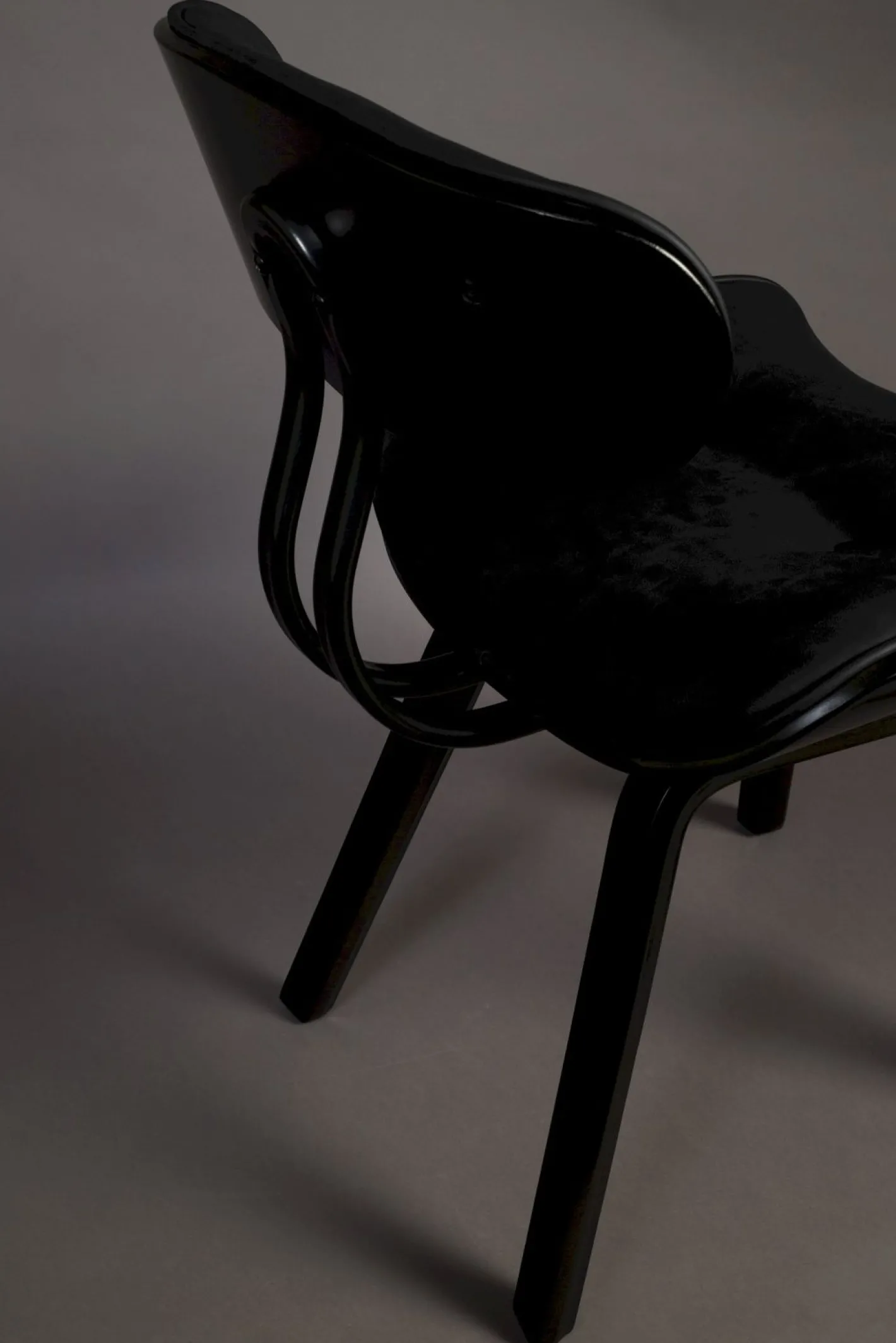 New Dutchbone wood Eetkamerstoel Black