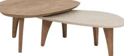 New DTP Home Bliss Salontafelset Naturel, Bruin