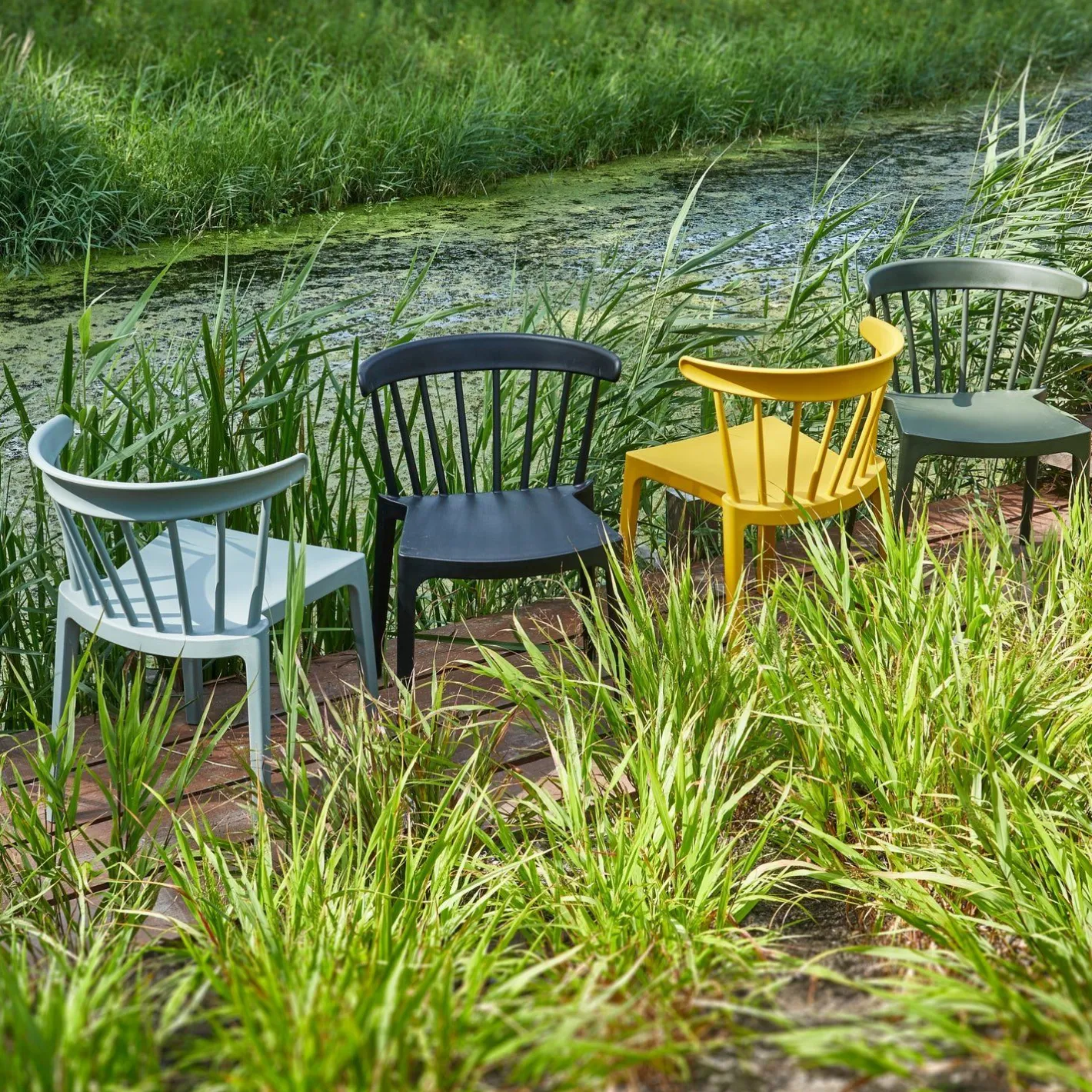 Clearance WOOOD Bliss Tuinstoel Zwart