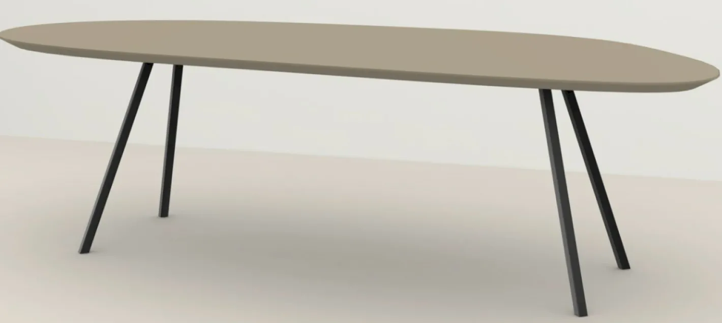 Outlet Studio HENK Blob Slim Co Eettafel Natural Light