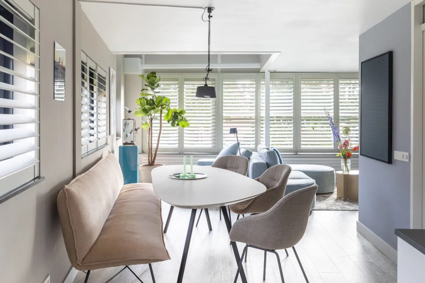 Outlet Studio HENK Blob Slim Co Eettafel Natural Light
