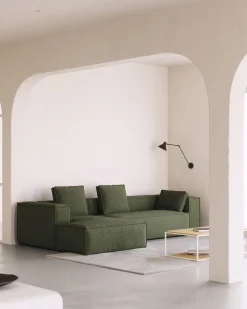 Clearance Kave Home Blok 4-Zits Hoekbank Groen