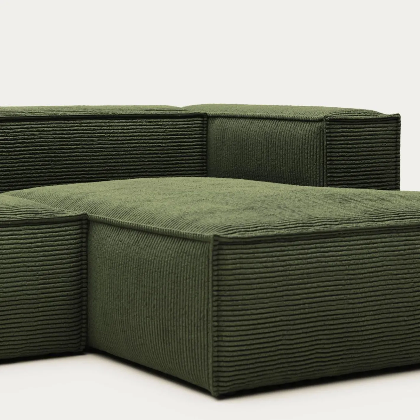 Best Kave Home Blok 3-Zits Hoekbank Groen
