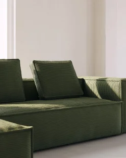 Best Kave Home Blok 3-Zits Hoekbank Groen