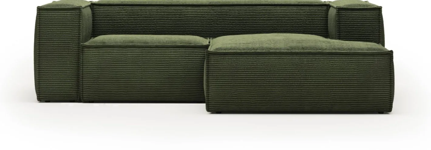 Outlet Kave Home Blok 2-Zits Hoekbank Groen