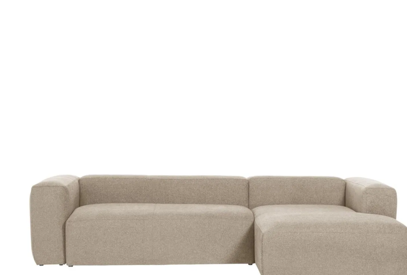 Outlet Kave Home Blok 3-Zits Hoekbank Beige