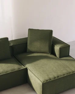 New Kave Home Blok 4-Zits Hoekbank Groen