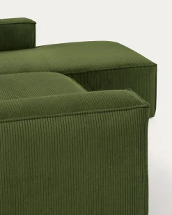 New Kave Home Blok 4-Zits Hoekbank Groen