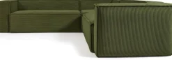 Online Kave Home Blok 4-Zitshoekbank Groen