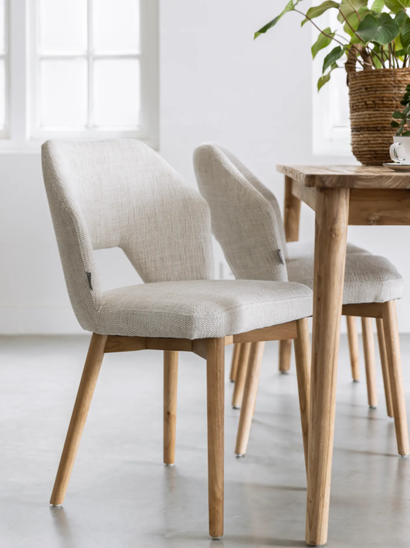 Clearance MUST Living Blossom Eetkamerstoel Naturel