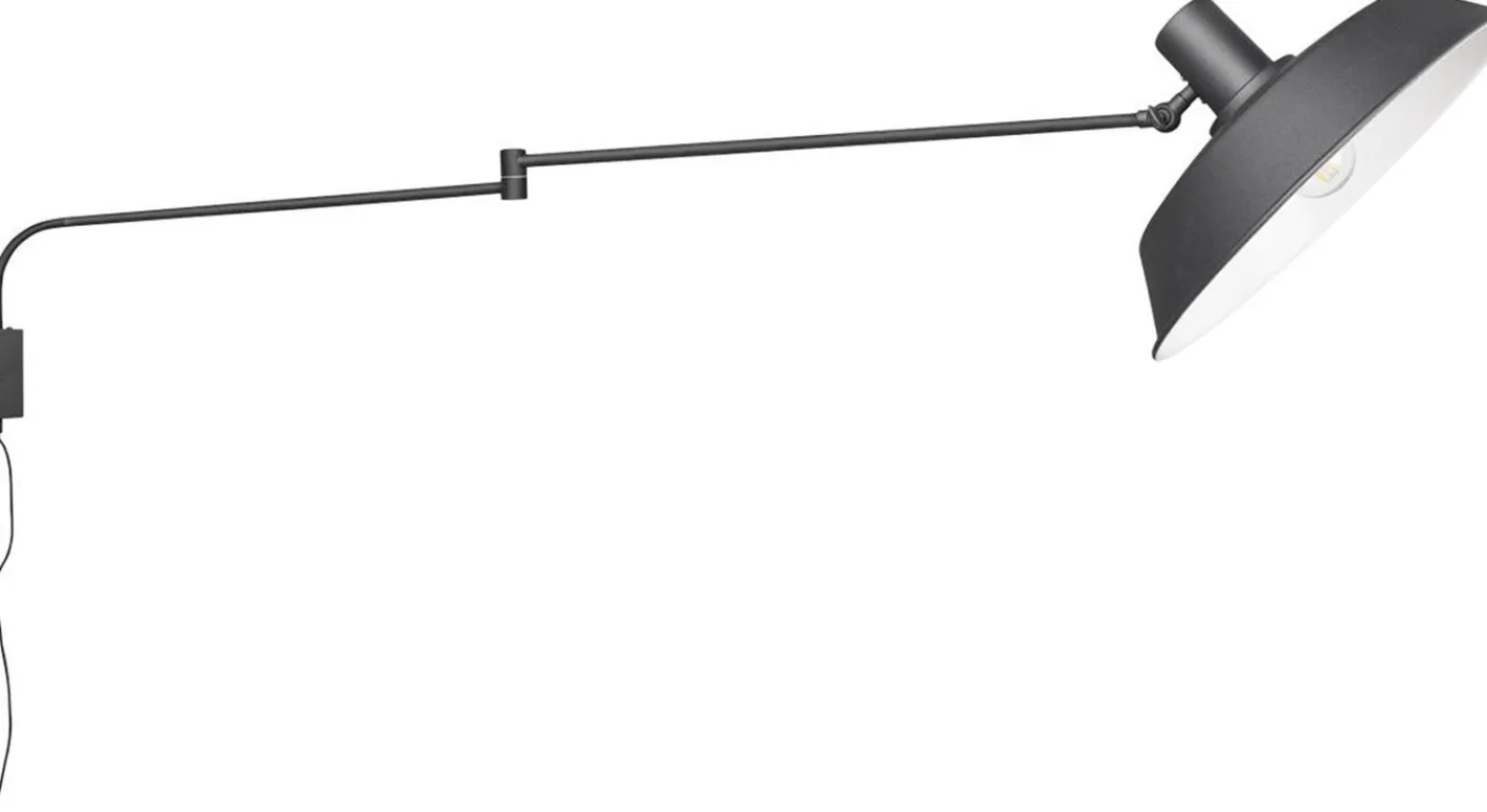 Best Trendhopper Bolder Wandlamp Zwart