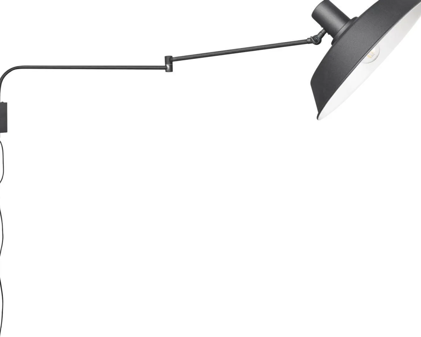 Best Trendhopper Bolder Wandlamp Zwart