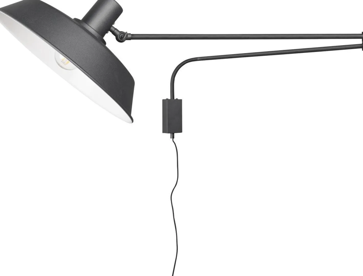 Best Trendhopper Bolder Wandlamp Zwart
