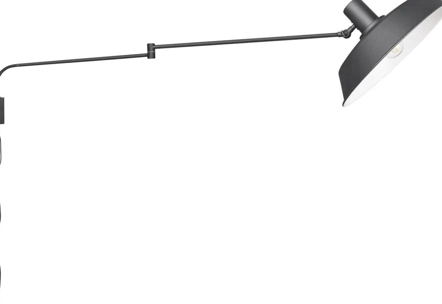 Best Trendhopper Bolder Wandlamp Zwart