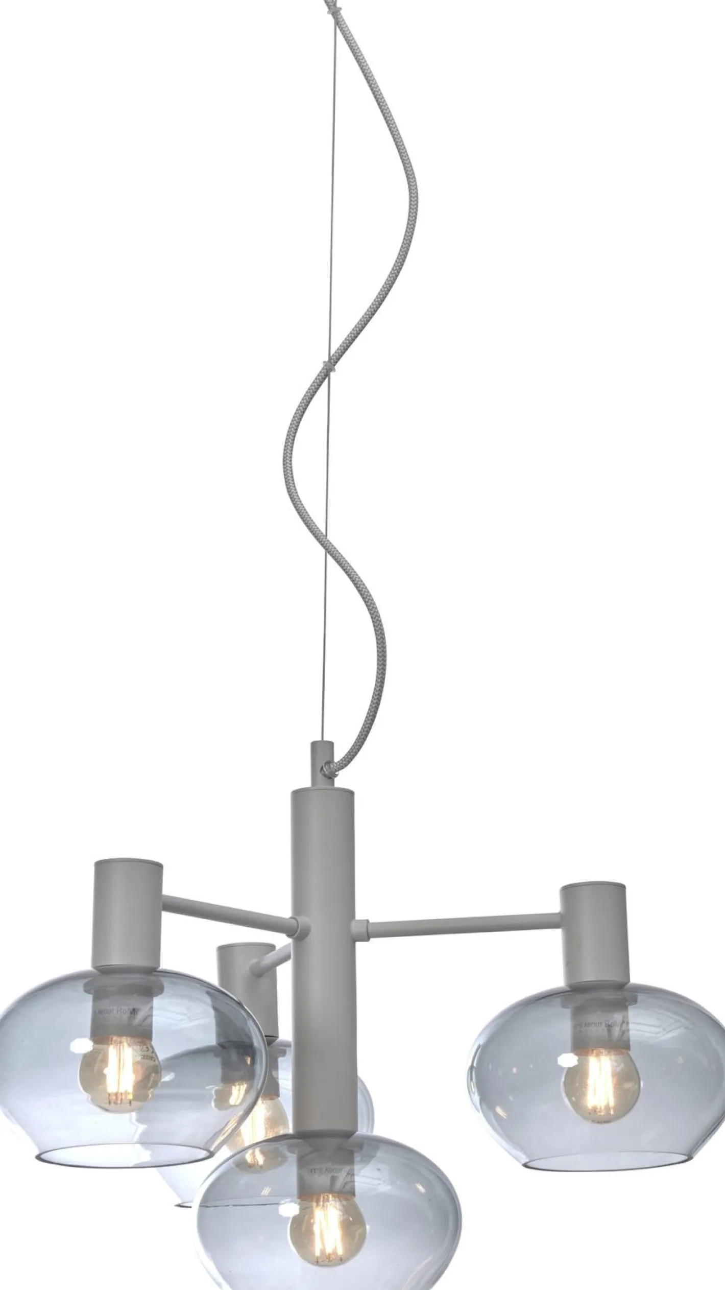 Hot It's about RoMi Bologna 4-lichts Hanglamp Light Grey