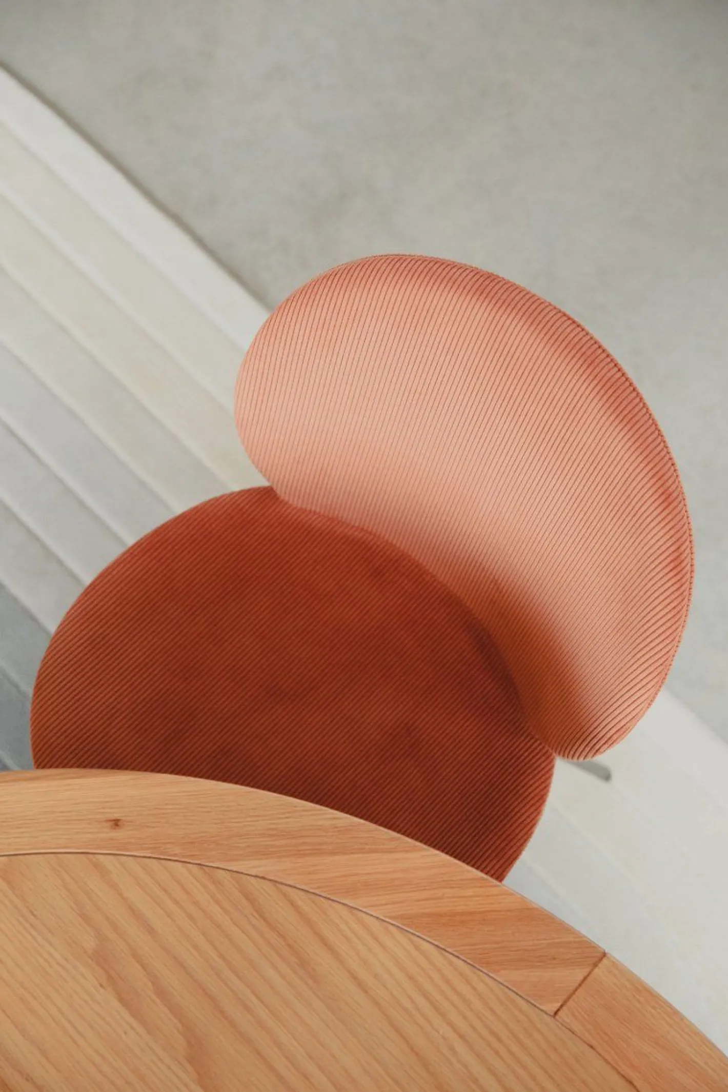 Hot Zuiver Bonnet (set van 2) Eetkamerstoel Terra Cotta
