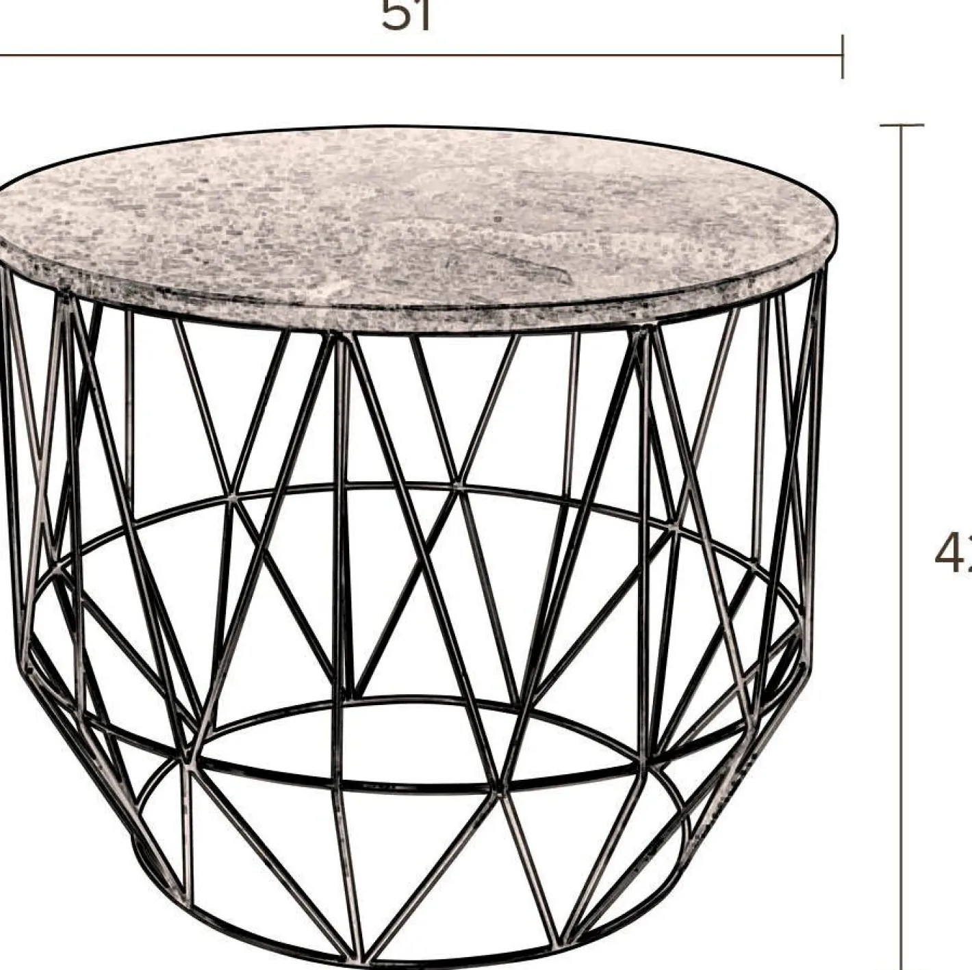 Clearance Dutchbone Boss Bijzettafel