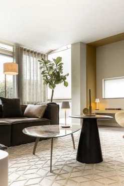 Sale It's about RoMi Boston M Vloerlamp Sand, Light Linen