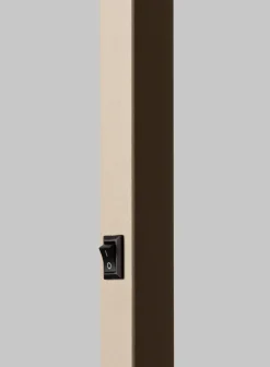 Discount It's about RoMi Boston M Vloerlamp Sand, Dark Linen