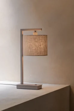 New It's about RoMi Boston Tafellamp Sand, Dark Linen