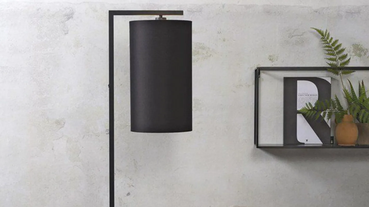 Online It's about RoMi Boston Vloerlamp Zwart