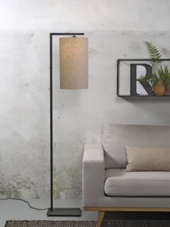 Hot It's about RoMi Boston Vloerlamp Donker Linnen