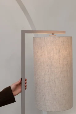 Clearance It's about RoMi Boston Vloerlamp Sand, Light Linen