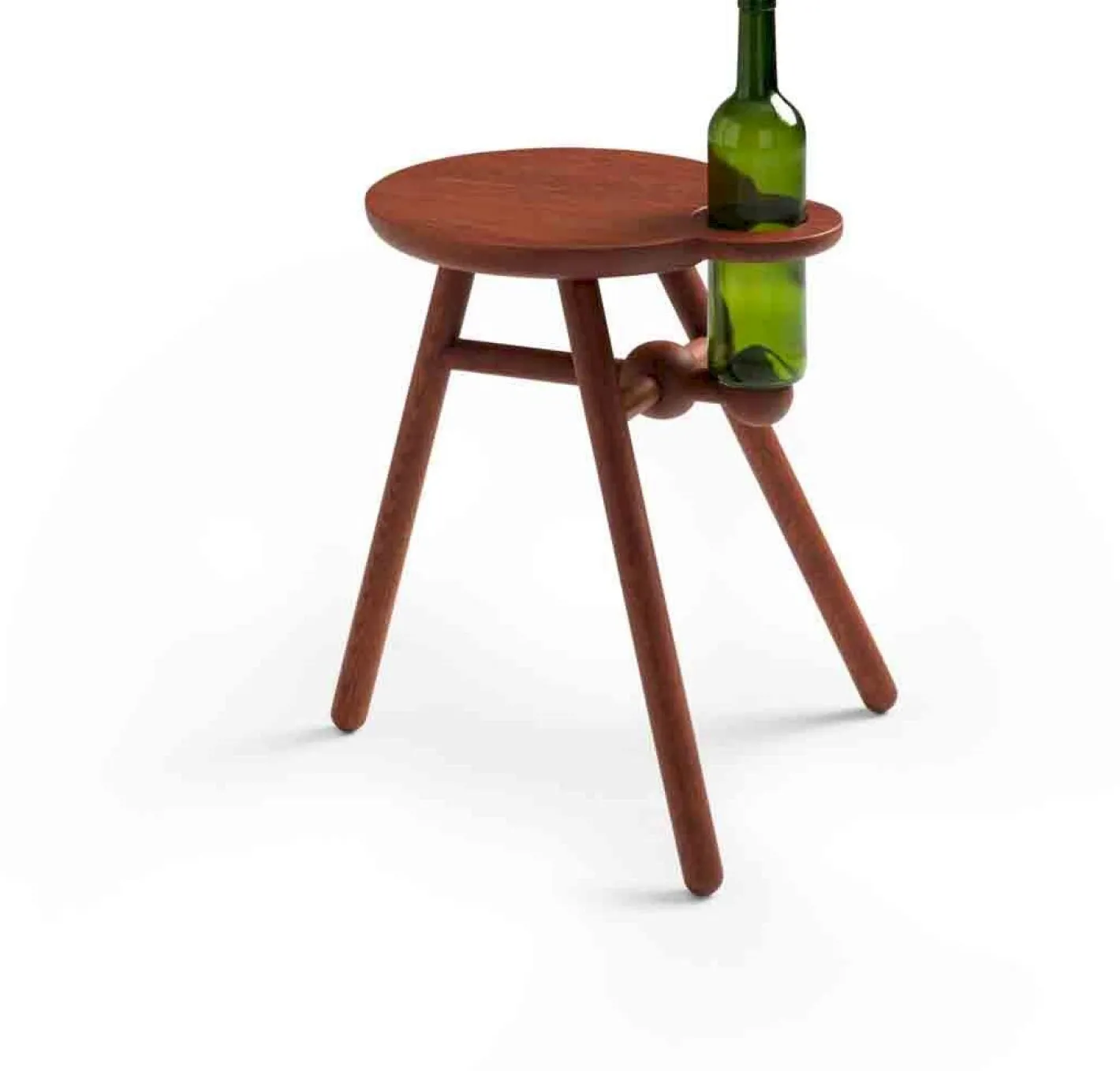 New Pode Bottle Stool Bijzettafel Rood