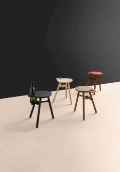 New Pode Bottle Stool Bijzettafel Rood