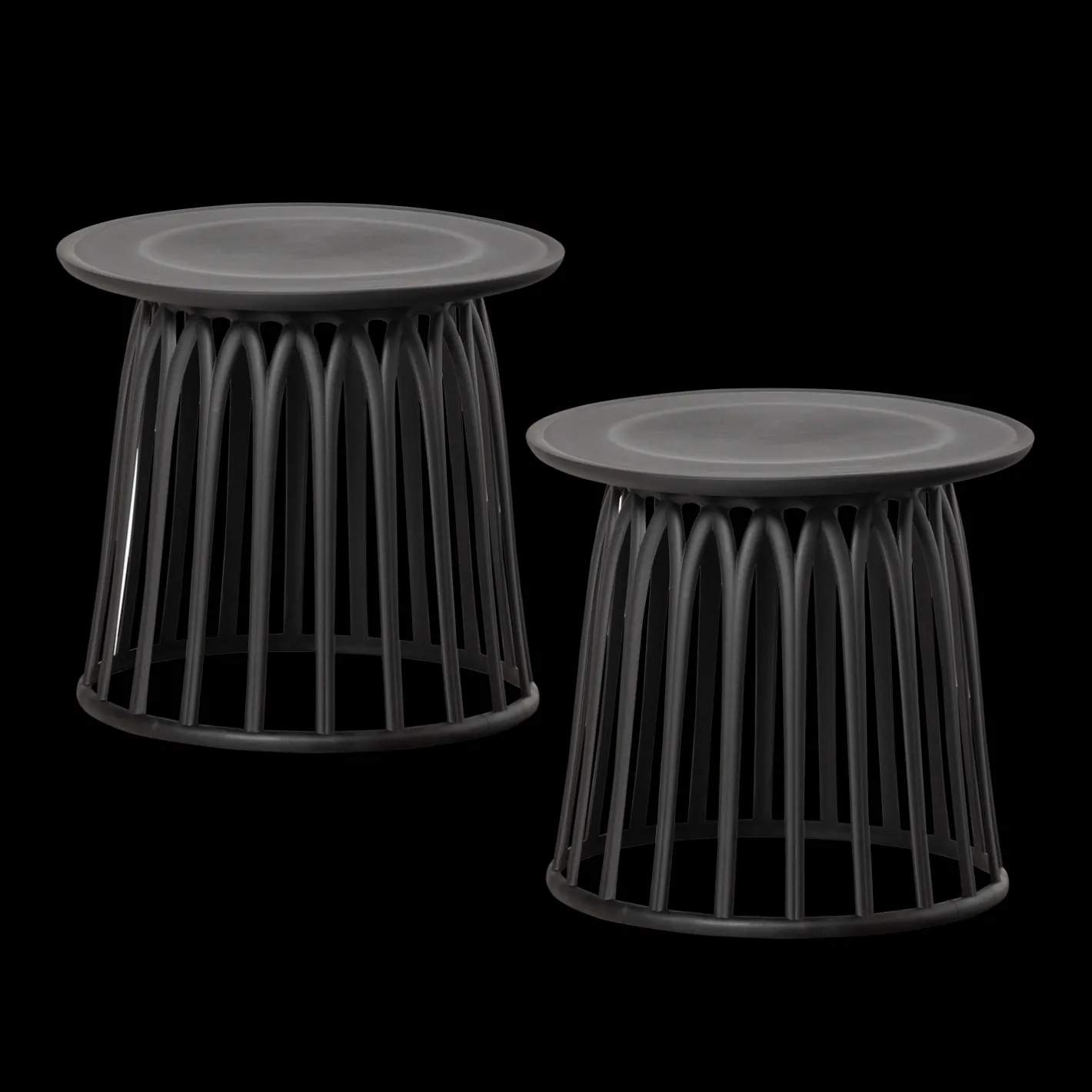 Best WOOOD Boy Bijzettafel Black