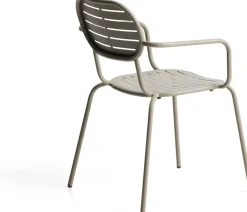 Outlet Kave Home Brai Tuin Armstoel Taupe