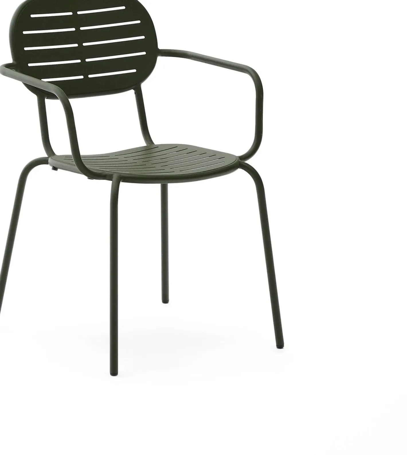 Sale Kave Home Brai Tuin Armstoel Donkergroen